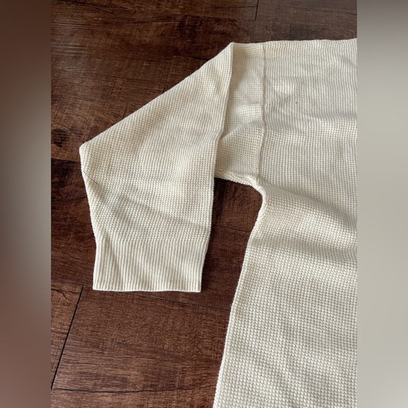 Madewell Asherton Waffle Henley Sweater | NWT | 2X - Picture 9 of 11